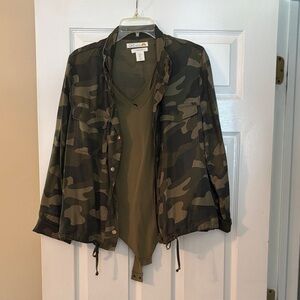 C.C Women's Camouflage Utility Jacket